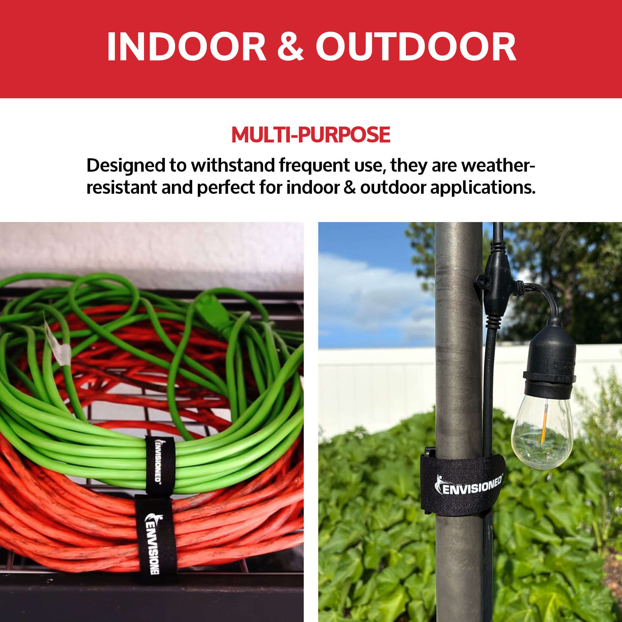 Garage Cinch Strap - Variety 10 Pack