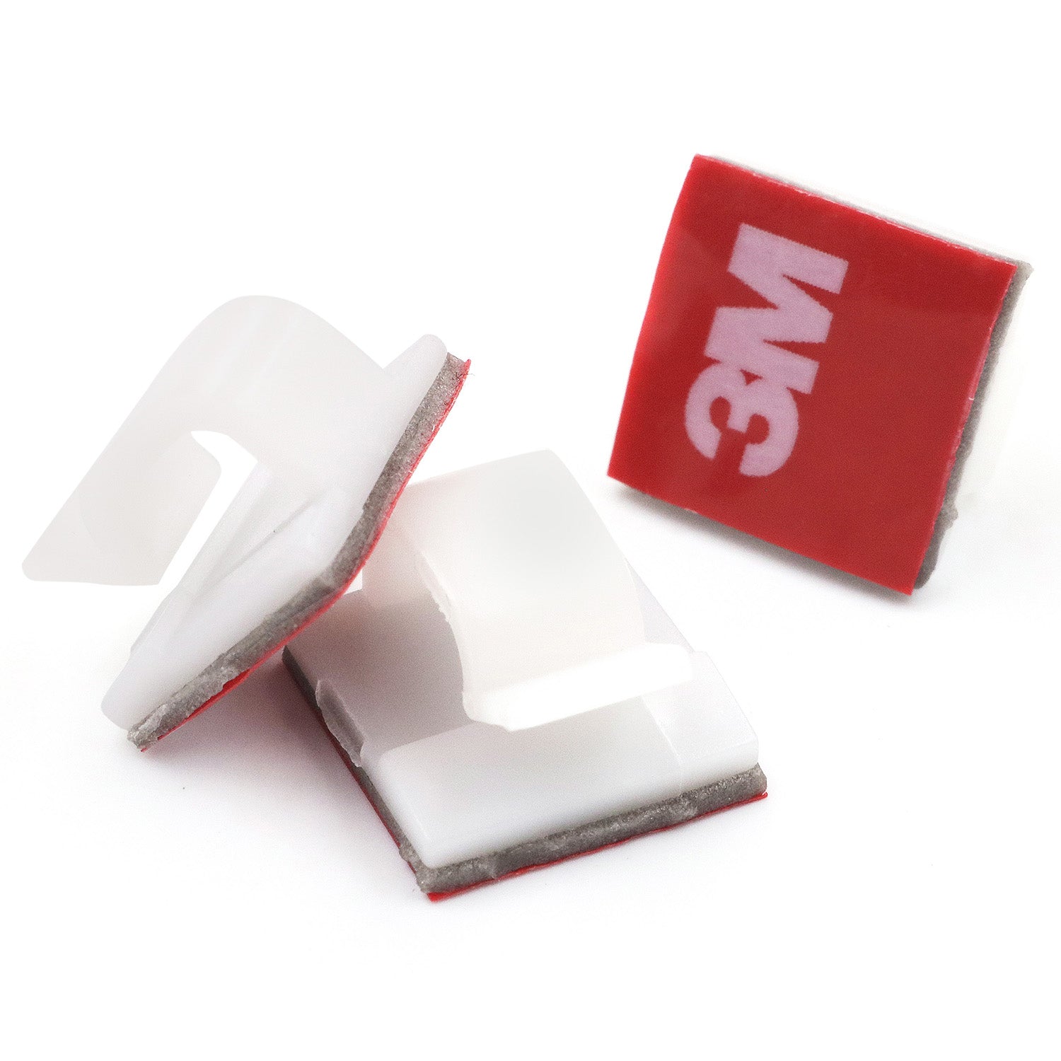 Small Cable Clips (1/2" x 1/2") - 100 Pack Bundled with 10 Bonus Reusable Cable Ties