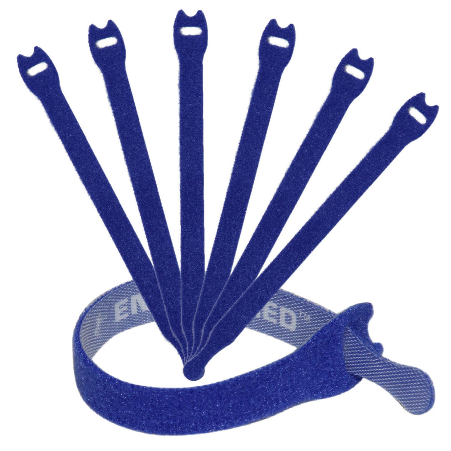 Reusable Cable Ties Blue