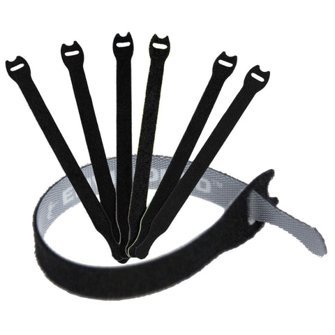 10 Free Cable Ties, 1/2" x 6", Black