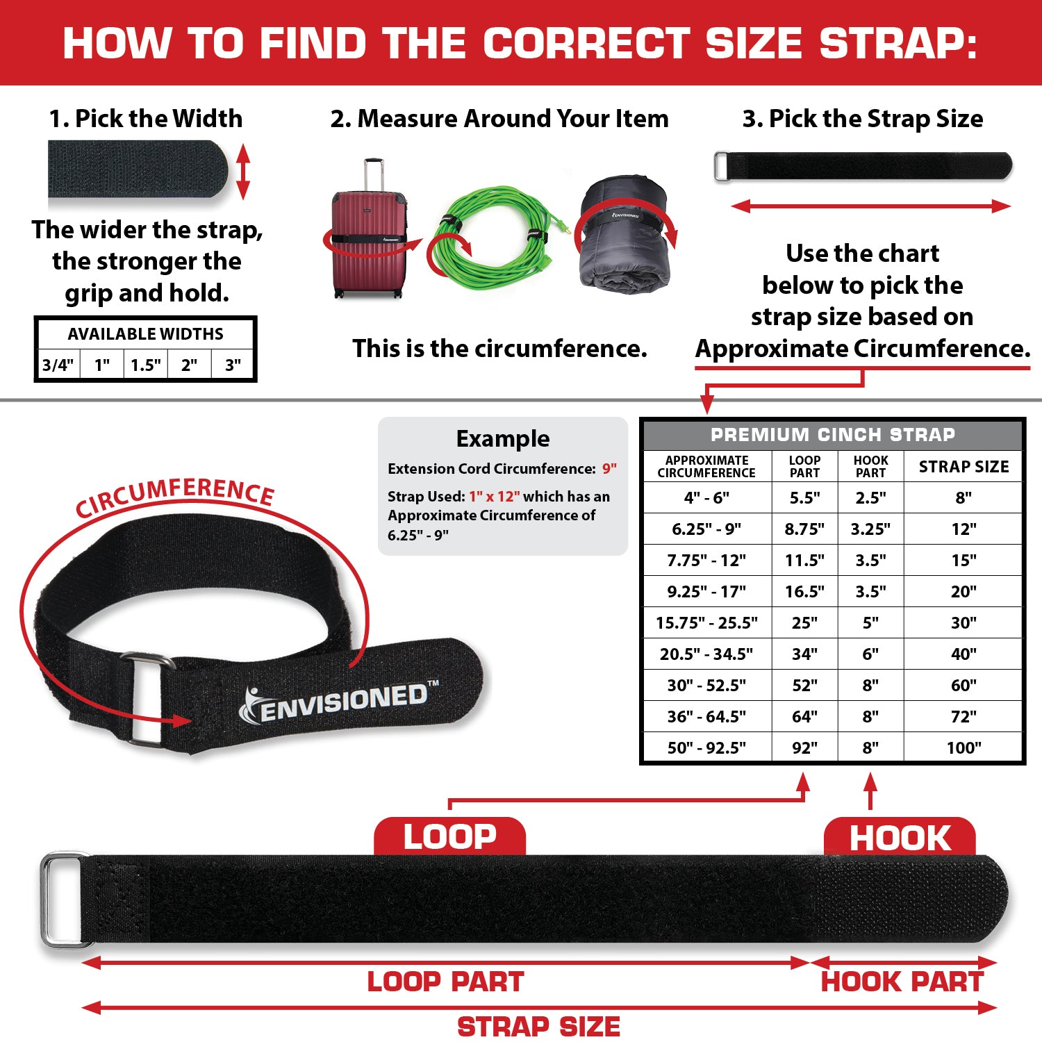 Premium Cinch Straps