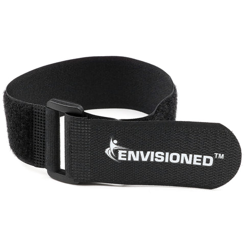 Black Reusable Luggage Straps (2 Pack)