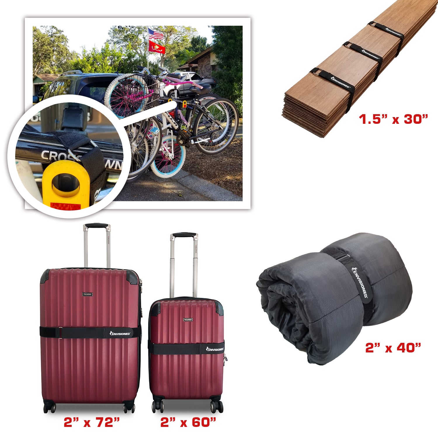 Premium Cinch Straps