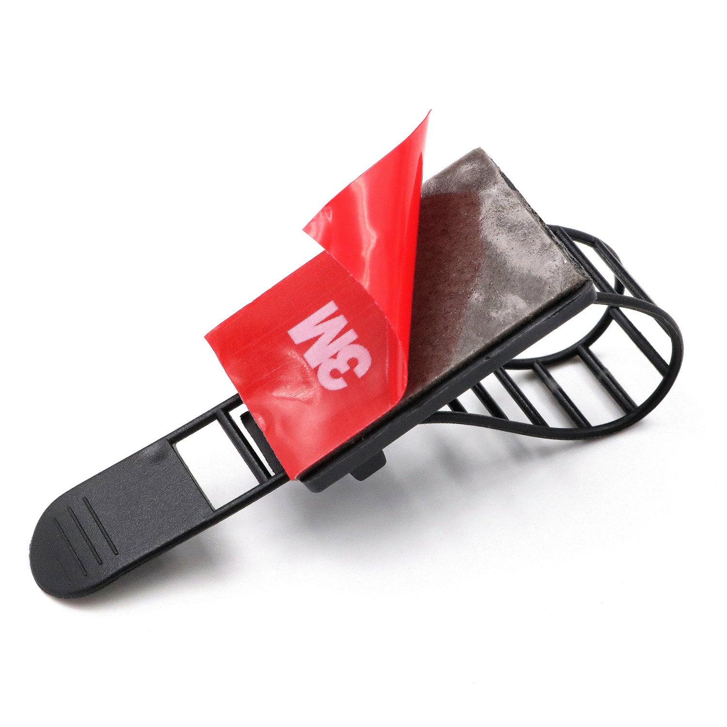 Large Adjustable Cable Clips (31mm x 21mm) - 60 Pack Bundled with 10 Bonus Reusable Cable Ties