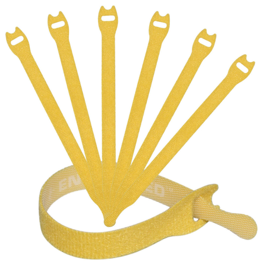 Reusable Cable Ties Yellow