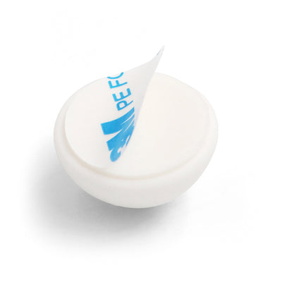 Round Cable Clips (1 Slot), 10 Pack, Bundled with 10 Reusable Cable Ties