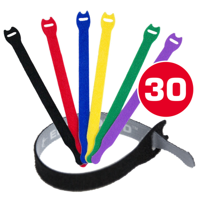 Reusable Cable Ties - 30 Pack