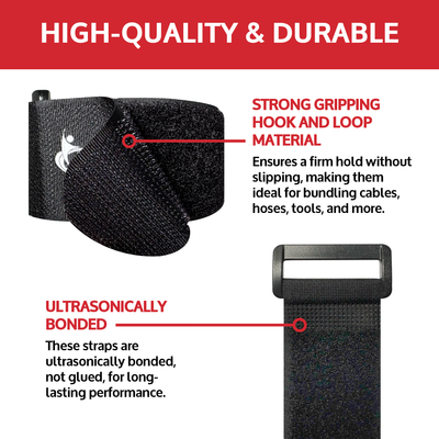 Garage Cinch Strap - Variety 10 Pack