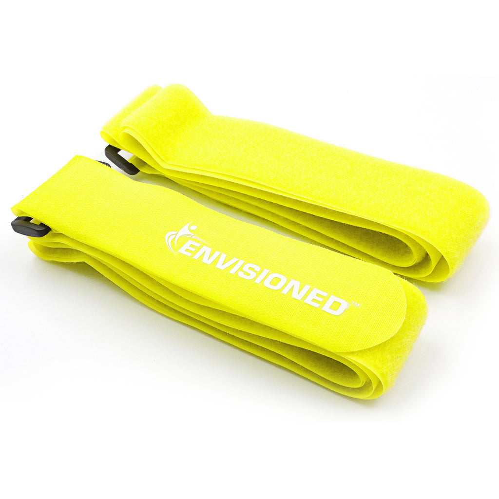 Neon Yellow Reusable Luggage Straps (2 Pack)