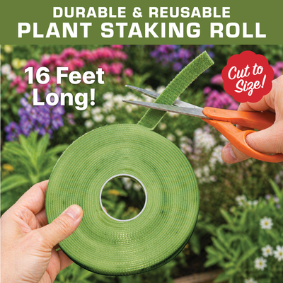 Plant Roll - Durable, Reusable Plant Staking Roll