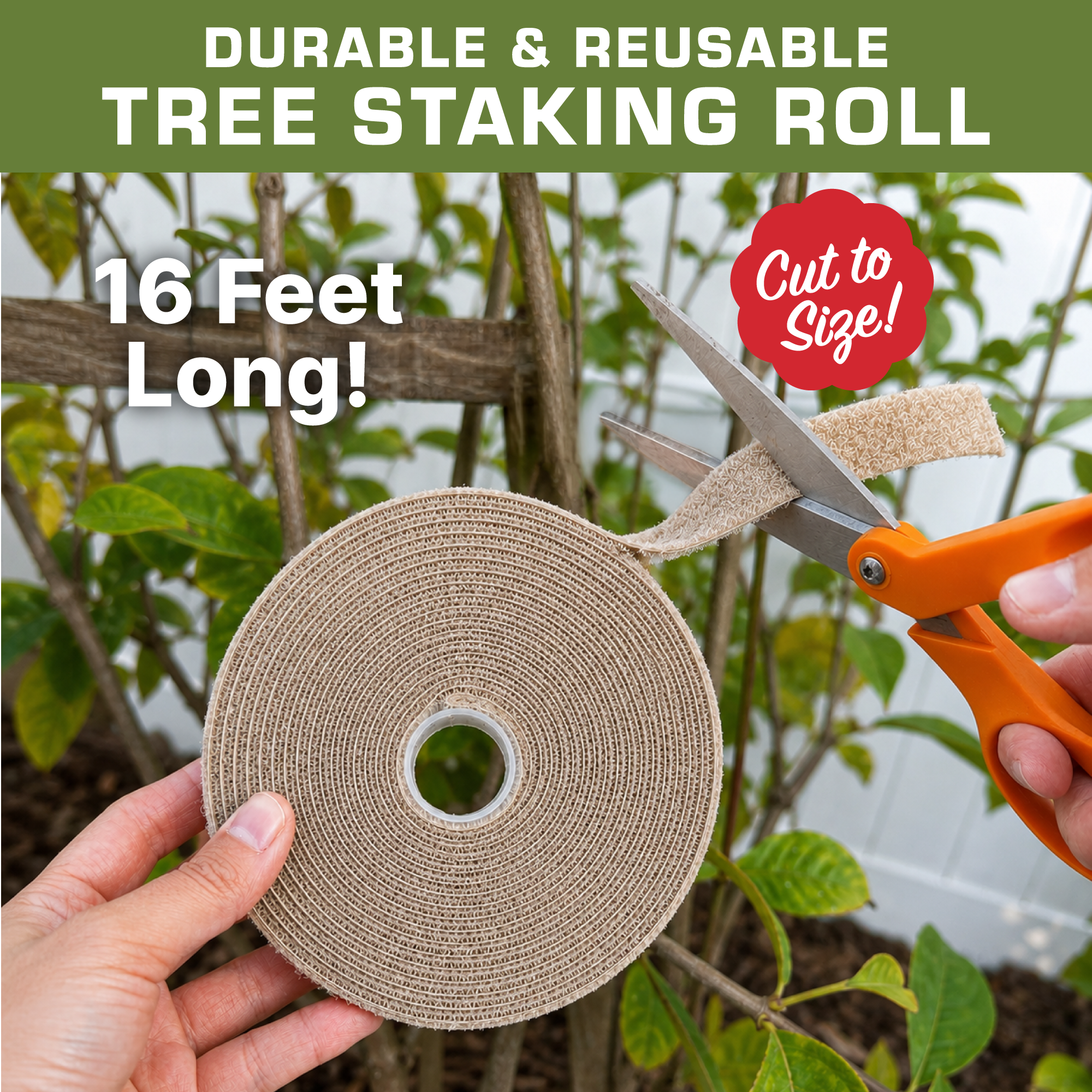 Tree Roll - Durable, Reusable Tree Staking Roll