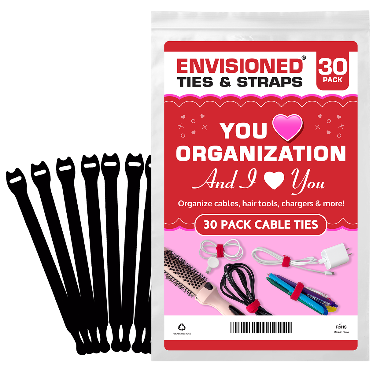 Limited Edition Valentine's Day Cable Ties