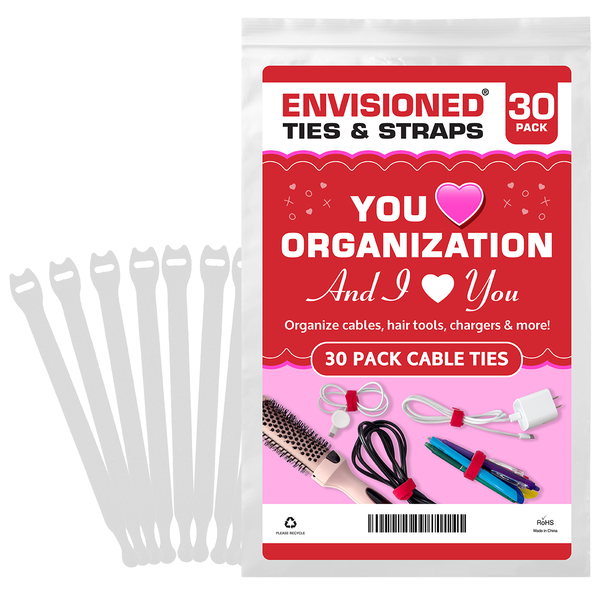 Limited Edition Valentine's Day Cable Ties