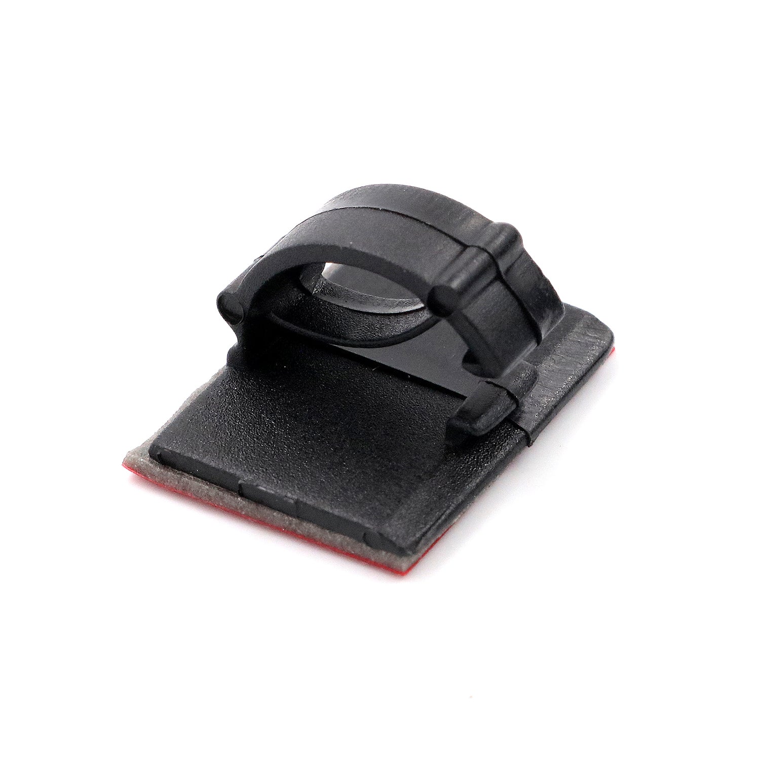 Small Cable Clips (3/4" x 1/2") - 100 Pack Bundled with 10 Bonus Reusable Cable Ties