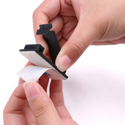 Large Cable Clips (1 3/4" x 3/4") - 50 Pack Bundled with 10 Bonus Reusable Cable Ties