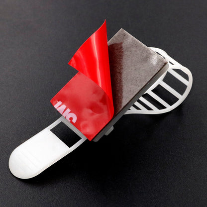 Large Adjustable Cable Clips (31mm x 21mm) - 60 Pack Bundled with 10 Bonus Reusable Cable Ties